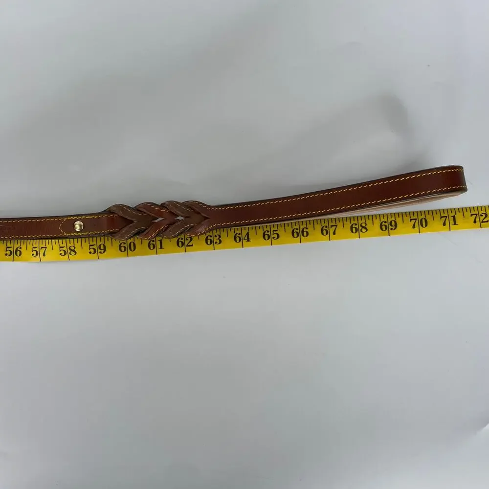 Soft Touch Large Dog brown leather leach 24